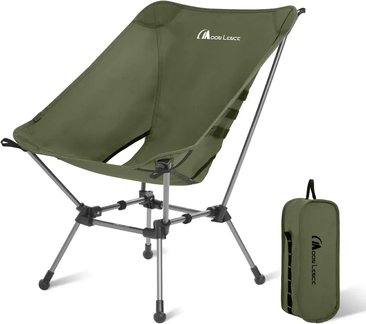 Portable Camping Chair Plus Folding Chair for Backpacking and Hiking