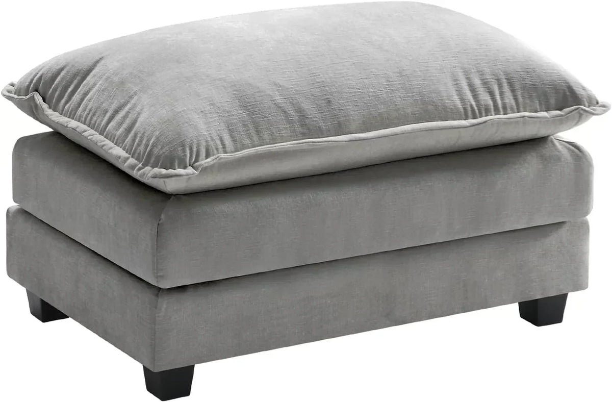 ihanherry 146-inch U-shaped modern sofa modular area cloud sofa